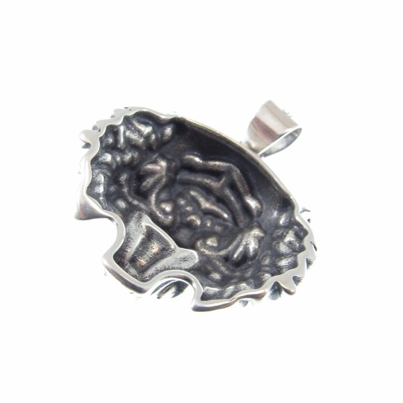 Solid 925 Sterling Silver Tiger Head Face Pendant, Spirit Animal Totem Jewelry - Picture 8 of 9